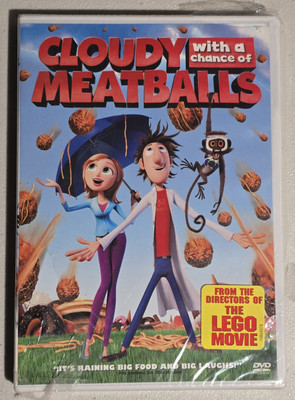 Cloudy With a Chance of Meatballs (DVD, 2009) New And Sealed