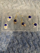 890 Pcs Earring Making Supplies Kit 4 Colors Hooks Jump Rings Jewelry Finding