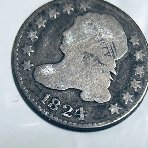1824-P Capped Bust Dime — photo from another recent sale