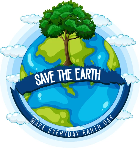Save Our Planet Earth Day Everyday Self Adhesive Sticker