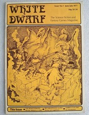 White Dwarf Magazine - Issue  1 - Jun/Jul 1977 - First print run VGC