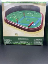 Mini Baseball Desk Table Tabletop Game Wood Base 10.38" x 9.75" x 2"