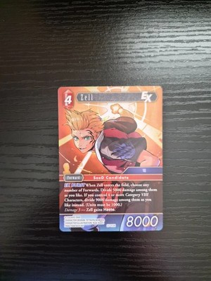 Final Fantasy TCG - Journey of Discovery - Zell EX - Hero - 27-012H