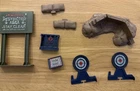 1985 GI Joe Cobra Rifle Range Playset, incomplete Plus Extra Sign