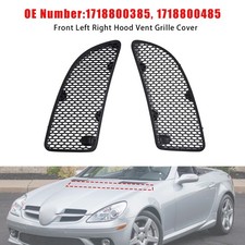 2x Front Hood Vent Grille Cover Für Mercedes R171 SLK280 SLK300 SLK350 2005-2011 2x Front Hood Vent Grille Cover Für Mercedes R171 SLK280 SLK300 SLK350 2005-2011
