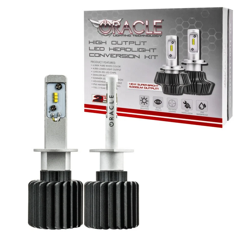 ORACLE Lighting 5243-001  H1 4000 Lumen LED Headlight Bulbs (Pair) - 6000K Foto 2 de 3