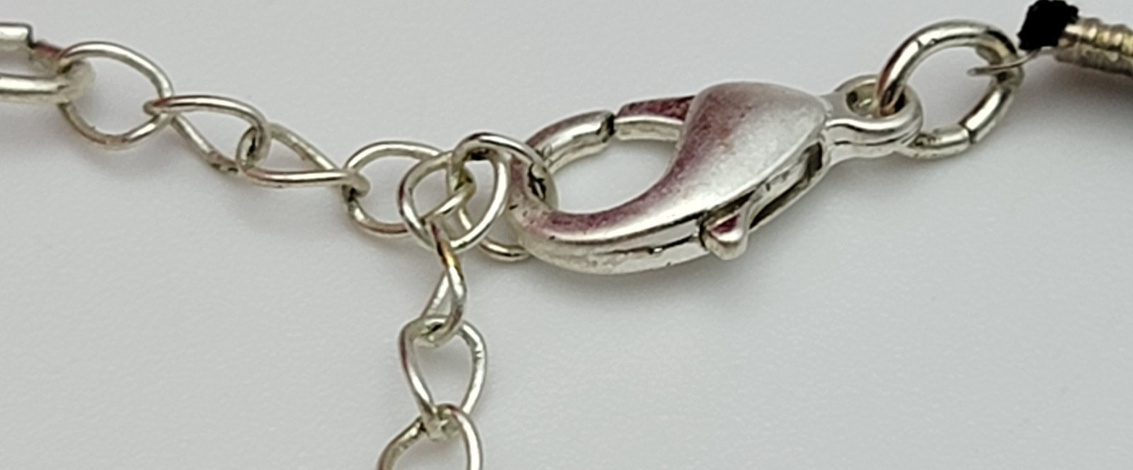 Silver Tone Hammered Metal Statement Bib Necklace… - image 3