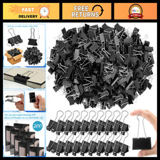 200 Pcs Extra Large 2 Inch Binder Clips - Heavy Duty, Black Office Supplies