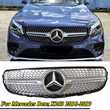 Front Grill Grille Wemblem For Mercedes Benz X253 2016-2019 Glc250 Glc300 Glc43
