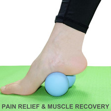 Hard Peanut Massage Ball, Double Lacrosse Massage Ball. Deep Tissue Massage R...