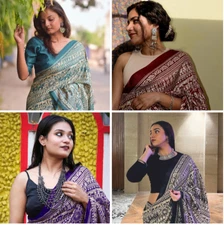 Ethnic Motifs Printed Art Silk Saree (With Blouse Piece)