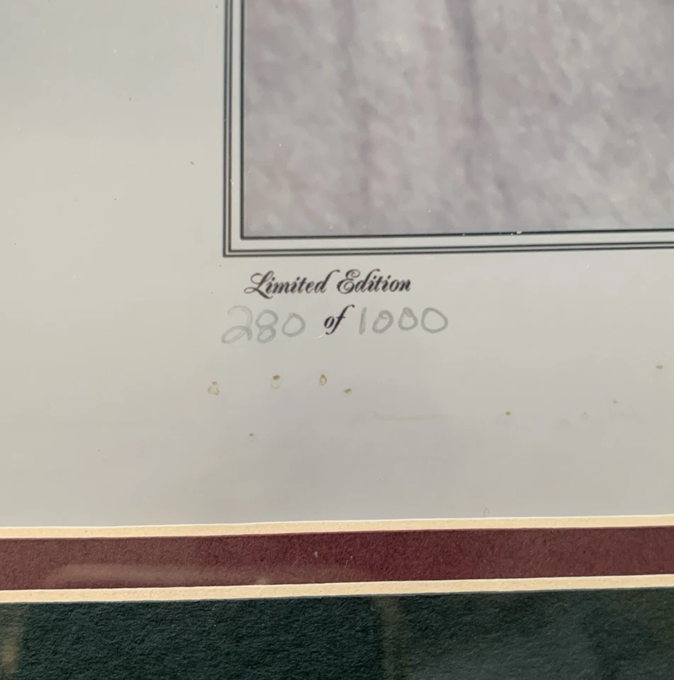 Gray by John S. Hockensmith - Fine Art Print #280 /1000 COA Framed Horse Art - Image 3 of 4