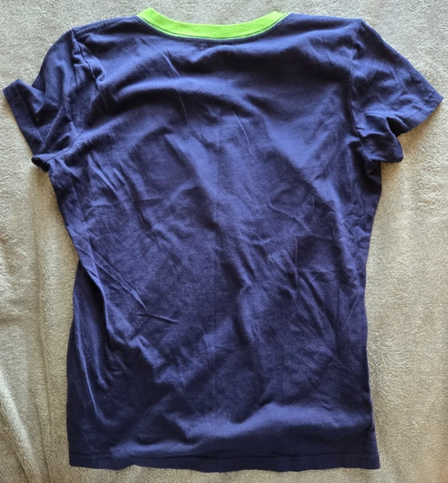 Seattle Seahawks - Manga Corta - Cuello en V - Ropa de Equipo - Talla L - Camiseta Foto 4 de 4