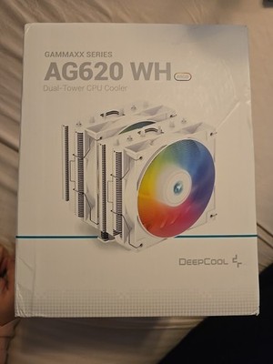 DeepCool AG620 WH ARGB Dual-Tower CPU cooler (See Images. Only Have That Mount)