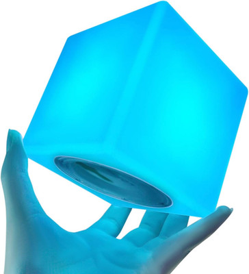 4-Inch LED Cube Lights, Rechargeable Tesseract Mood Lamp W/Remote | IP65 Waterpr