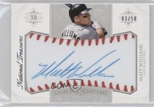 2015 Panini National Treasures Game Ball Signatures 3/50 Matt Williams Auto 0b0