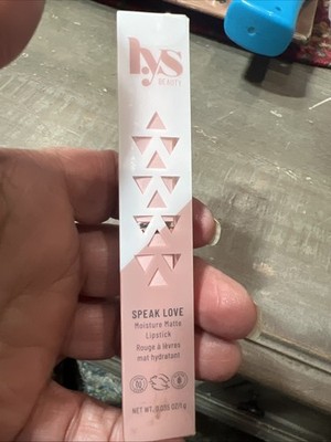 LYS Beauty Speak Love Moisture Matte Lipstick Moody  0.035 oz