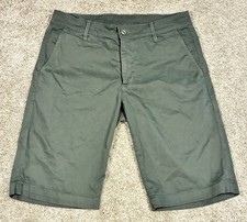 AG Adriano Goldschmied The Griffin Tailored Shorts Men  s 30R Green Stretch