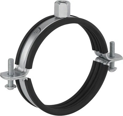 EASY ACT GMBH Fascetta stringitubo 150 mm con guarnizione in gomma per canali di ventilazione morsetto tubo morsetto snodato