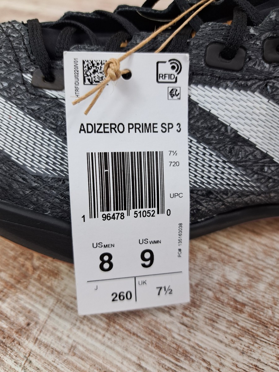 Adidas Adizero Prime SP 3 Track Field Spikes Black IG4330 Men's