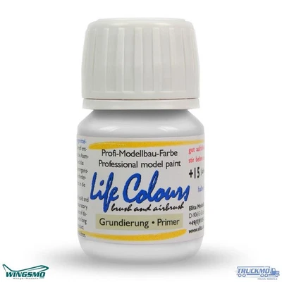 ELITA MODELLE Elita Farben Life Colours Grundierung Kunststoff Hellgrau 100 ml seidenmatt