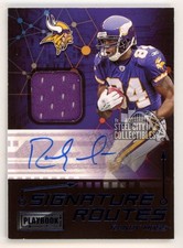 Randy Moss 2021 Panini Playbook Signature Routes Autograph Jersey Card 07/15