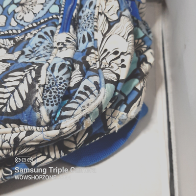 Vera Bradley Blue Bayou Retired Campus Backpack Laptop Bag  display picture 1