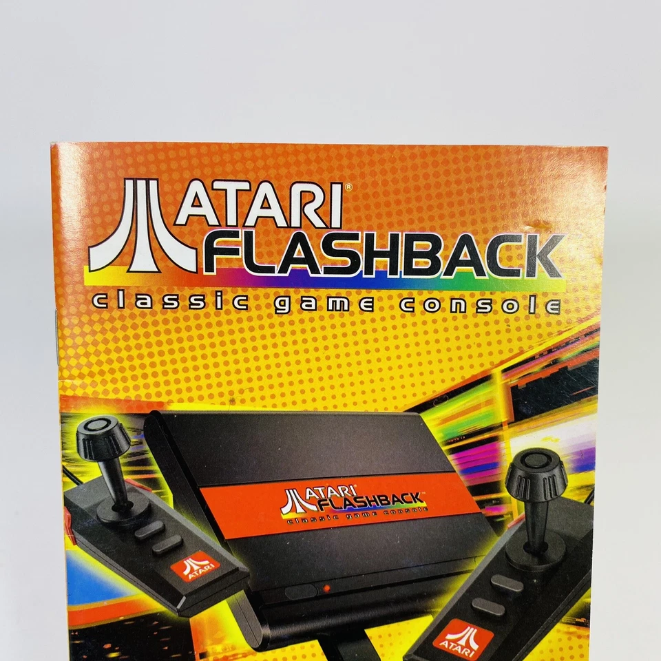 Atari Flashback - Classic Game Console Instruction Manual Booklet - Vintage 2004 - Image 2 of 4