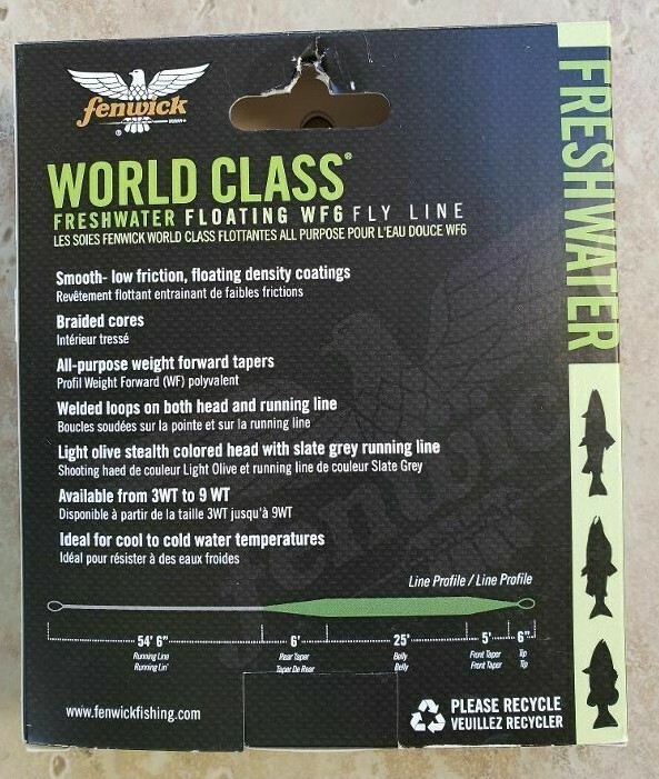 FENWICK FLY FISHING LINE WORLD CLASS:NIB FLOATING or INTERMEDIATE