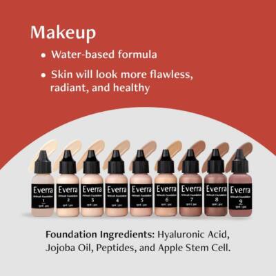 Everra Airbrush Foundation / Bronzer / Brow - Wonderful Coverage
