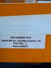 M40011615 400A Miller Direct Gun 15ft 116 Setup - New Replacement Part