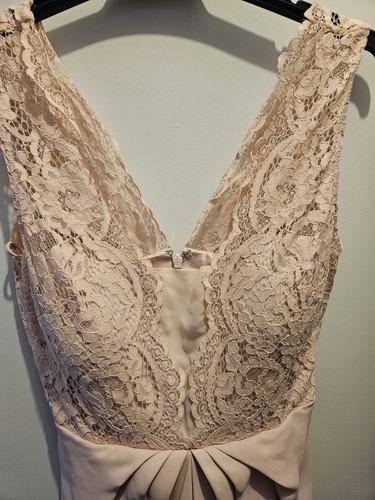 Forever New Dress Size 6 Ballgown Prom Graduation Evening Formal Pink Lace - Picture 3 of 4
