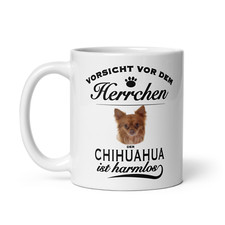 Chihuahua Tasse - Mug - Vorsicht vor dem Herrchen - Tasse -Geschenk