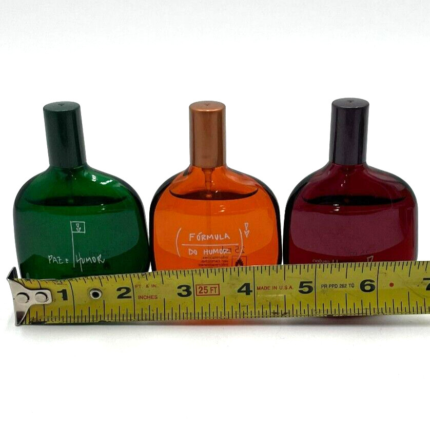 Natura Cologne Humor Paz E Formula Do Humor Set of 3 Bottles Gift Box 25 ml New!