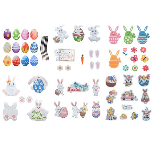 Easter Bunny Fridge Stickers Bunny Cute for Easter Day Car