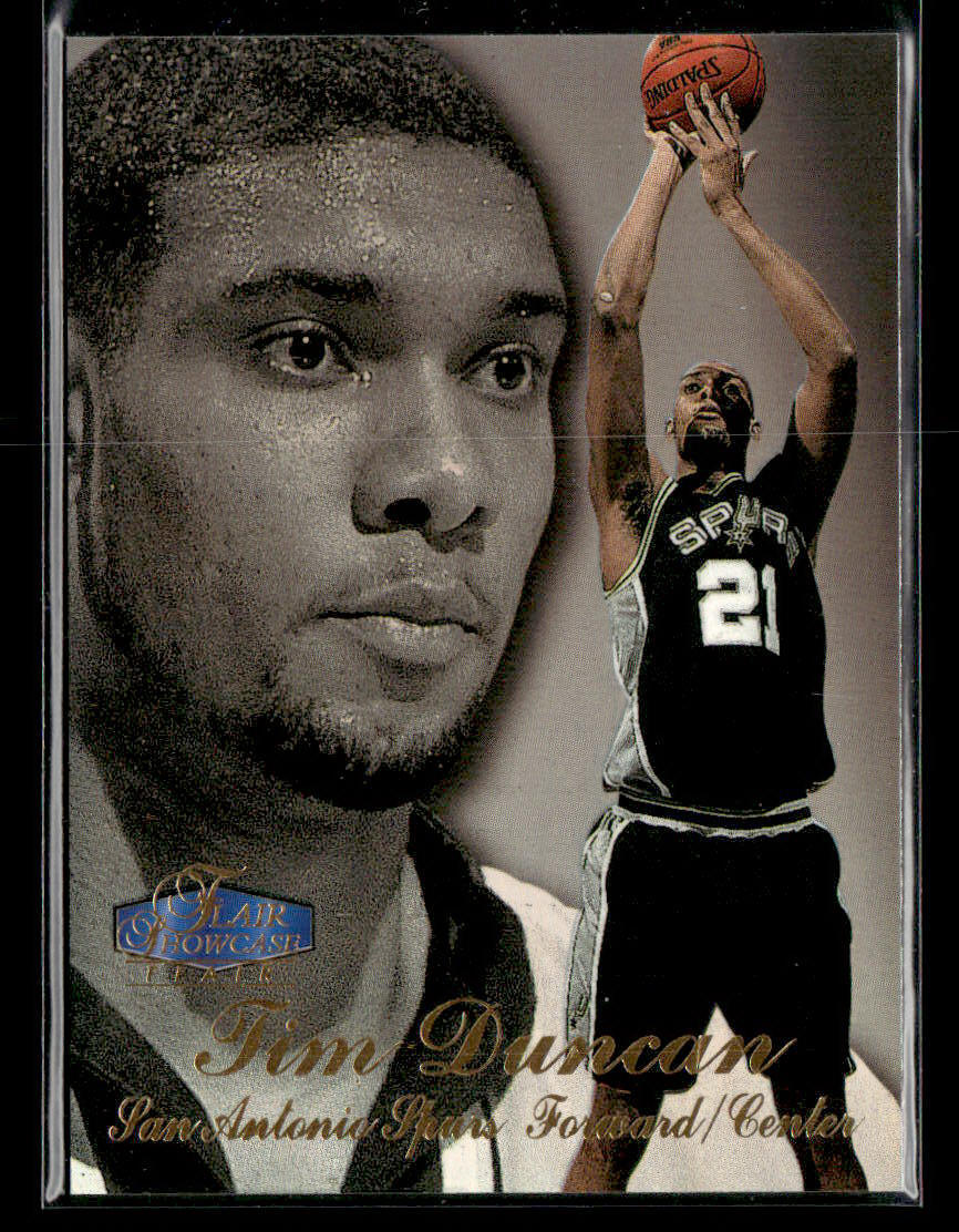 1997-98 Flair Showcase #5 Tim Duncan Rookie RC | eBay