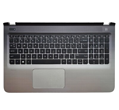 809032-001 New For HP Pavilion 15-AB TPN-Q159 Palmrest Upper Case US Backlit