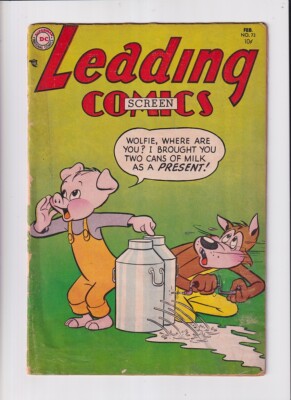 Leading Screen Comics (1950) #  73 (1.5-FRG) (1991875) FULL Spine split 1959