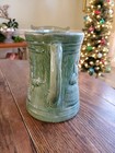 Vtg. Buccaneer Stoneware Pitcher Jug Green hand-made Art Pottery 9 in. Pioneer  — photo 5