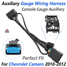 For Chevrolet Camaro Auxiliary Gauge Wiring Harness Console Gauge 2010 - 2012 US