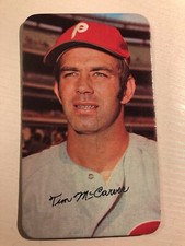 1971 Topps Super Box Loader Tim McCarver Phillies 34