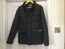 Webb Ellis Canterbury Rugby World Cup 2015 Padded Quilted Black Jacket MEDIUM