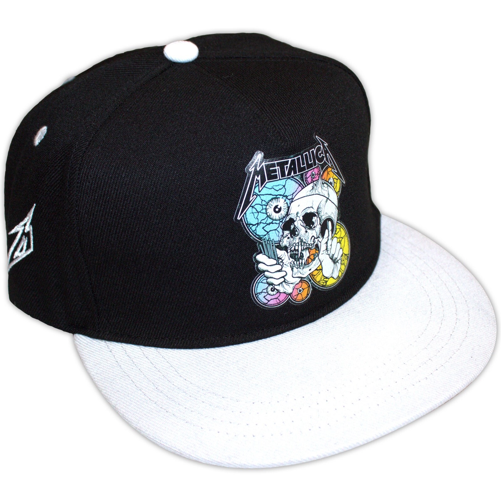 Metallica - Shortest Straw Official Licensed Grey & Black  Snapback Baseball Cap