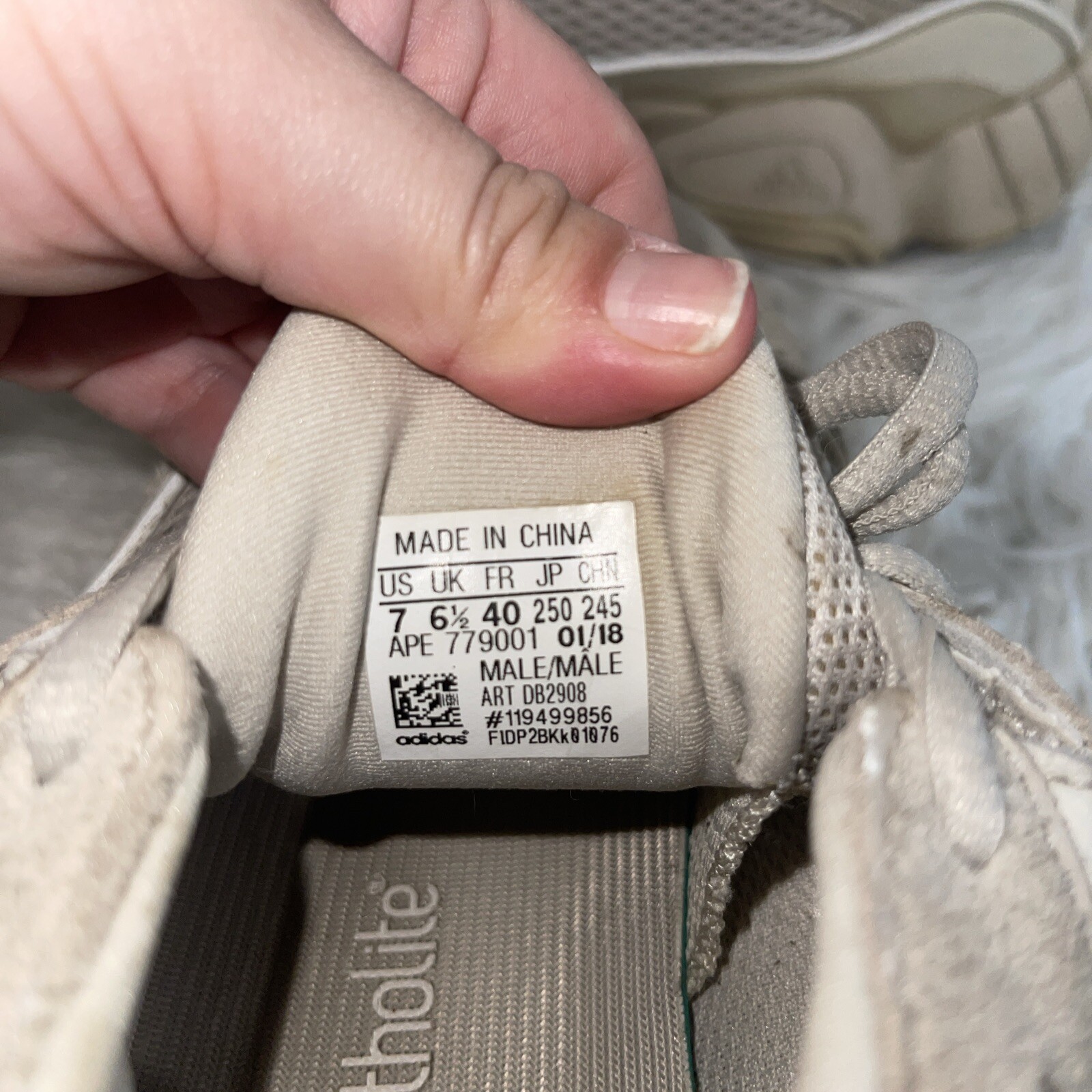 Size 7 Adidas Yeezy Ortholite 500 Blush Kanye West Ye NO BOX thumbnail 11