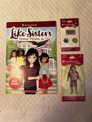 Emma Moves In (American Girl: Like Sisters #1)- Bubble Stickers- Slide Charms