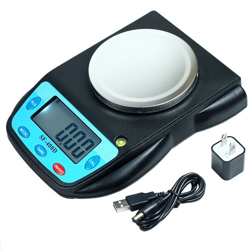 500g x 0.01g High Precision Digital Scale SF-400D2 Counting wit USB Wall Adapter - Picture 1 of 6