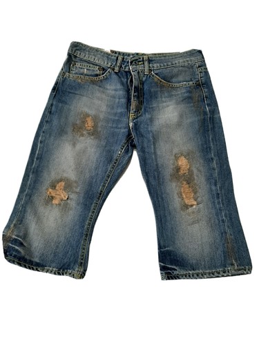 Dondup jay jeans Short pantaloncino bermuda gonna donna woman tg 40 S sz 26  blu | eBay