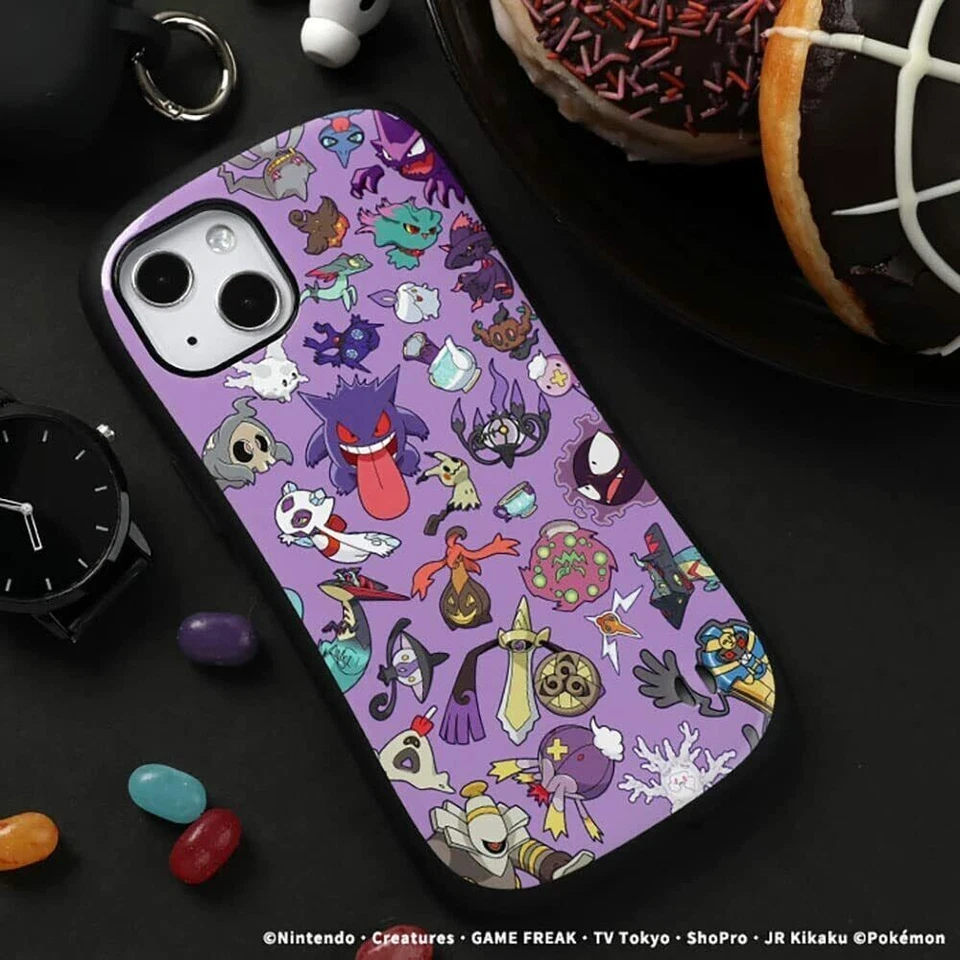 Funda iFace iPhone 14 Pokemon Púrpura ORIGINAL NUEVA de Japón Pokemon Store Foto 2 de 4