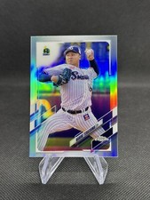 2021 Topps NPB Chrome Refractor Naruki Terashima Tokyo Yakult Swallows #5