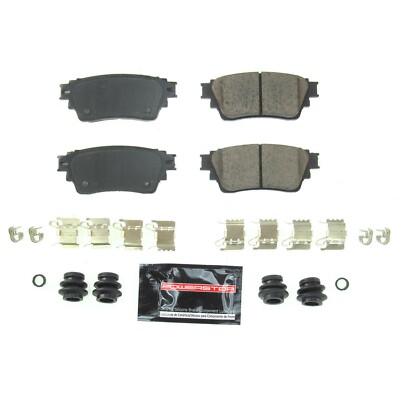 Power Stop - Rear Z23 Daily Driver Carbon-Fiber Ceramic Brake Pads with Hardware
